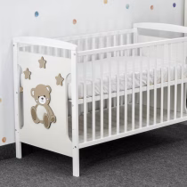 Patut bebe ursulet cu burtica pufoasa Mocha Mousse