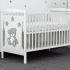 Patut bebe personalizat ursulet cu burtica pufoasa gri-bej deschis